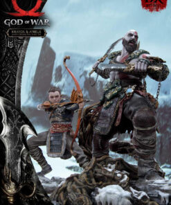 God of War Kratos & Atreus Ivaldi's Deadly Mist Armor Set Deluxe Version By Prime 1 Studios - Image 9