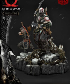 God of War Kratos & Atreus Ivaldi's Deadly Mist Armor Set Deluxe Version By Prime 1 Studios - Image 14