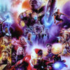 Avengers: Infinity War by Tsuneo Sanda - ART PRINT with frame