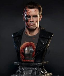 TERMINATOR 2 JUDGMENT DAY 3D LIFE-SIZE BUST-T-800 TYPE: PREMIUM STATUE QUEEN STUDIO