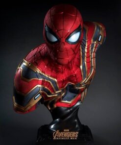 AVENGERS INFINITY WAR IRON SPIDER MAN LIFE-SIZE BUST QUEEN STUDIO - Image 3