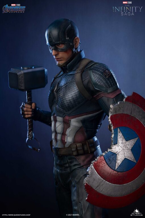 MARVEL - Captain America 1/2 Statue