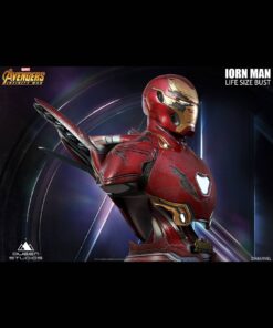 Iron Man MK50 Battle Damaged 1:1 Lifesize Bust By Queen Studios - Image 4