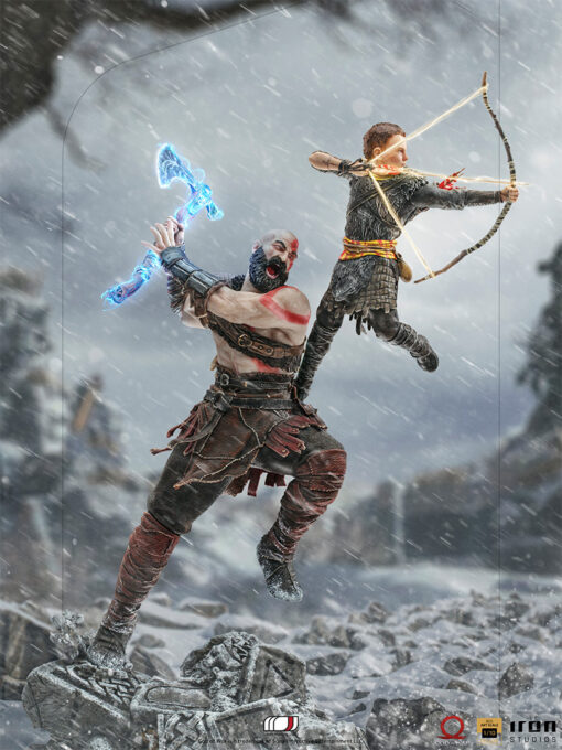 Kratos and Atreus BDS Art Scale 1/10 – God of War - Image 6