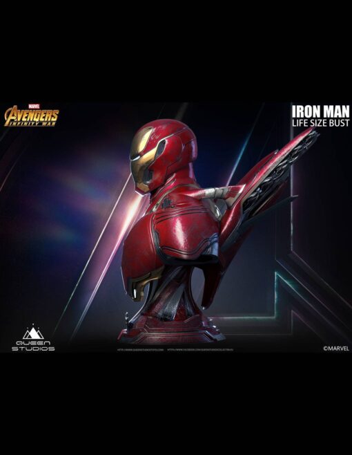 Iron Man MK50 Battle Damaged 1:1 Lifesize Bust By Queen Studios - Image 7