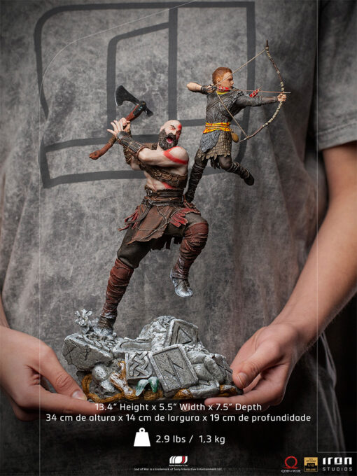 Kratos and Atreus BDS Art Scale 1/10 – God of War - Image 2