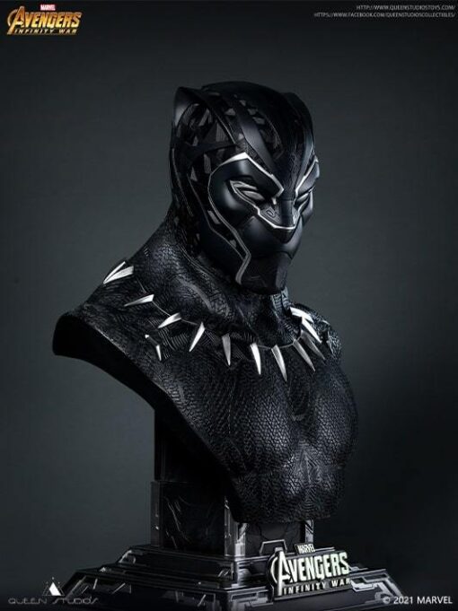 Black Panther 1:1 Lifesize Bust by Queen Studios - Image 2