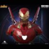 Iron Man MK50 Battle Damaged 1:1 Lifesize Bust By Queen Studios