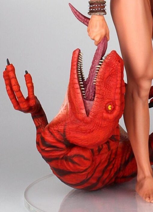GENTLE GIANT STUDIOS 1/4 SCALE STATUE SHANNA SHE-DEVIL / JUNGLE GIRL W/ RAPTOR - Image 7