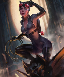Catwoman by Heonhwa Choe - ART PRINT with frame