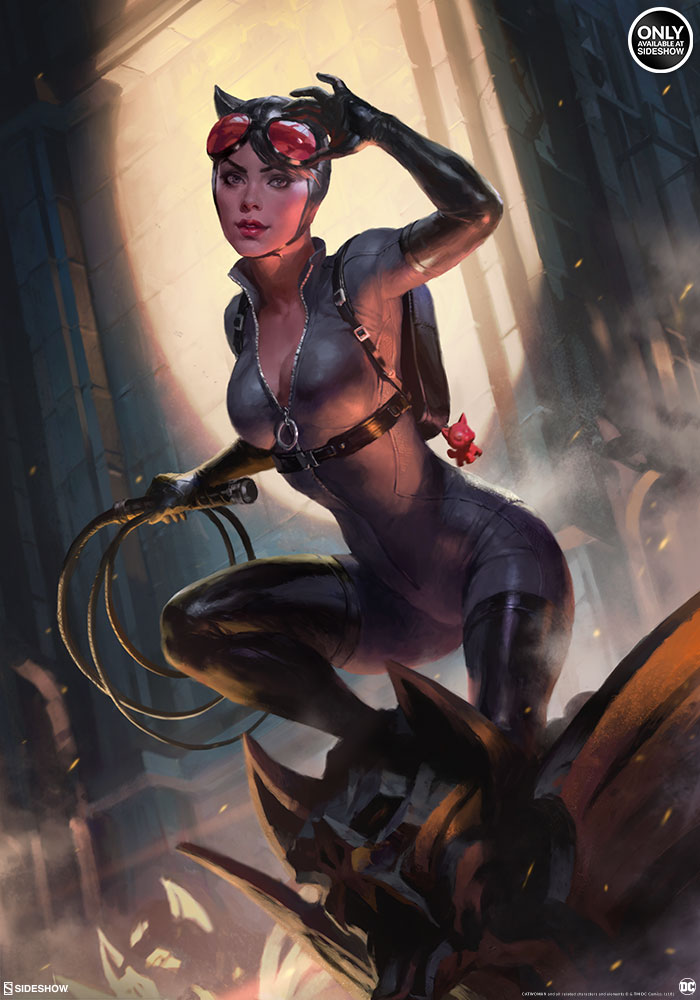Catwoman by Heonhwa Choe - ART PRINT with frame