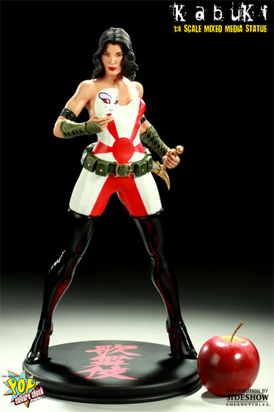 Kabuki Mixed Media Statue by PCS LIMITED EDITION - Image 3
