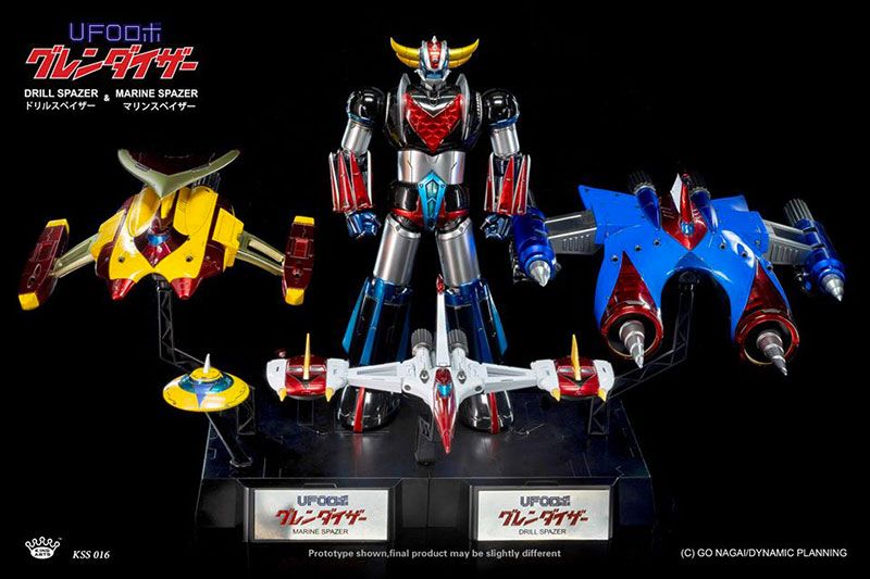 KSS016 Diecast Scene Series Drill Spazer & Marine Spazer Set Gokin by King Arts