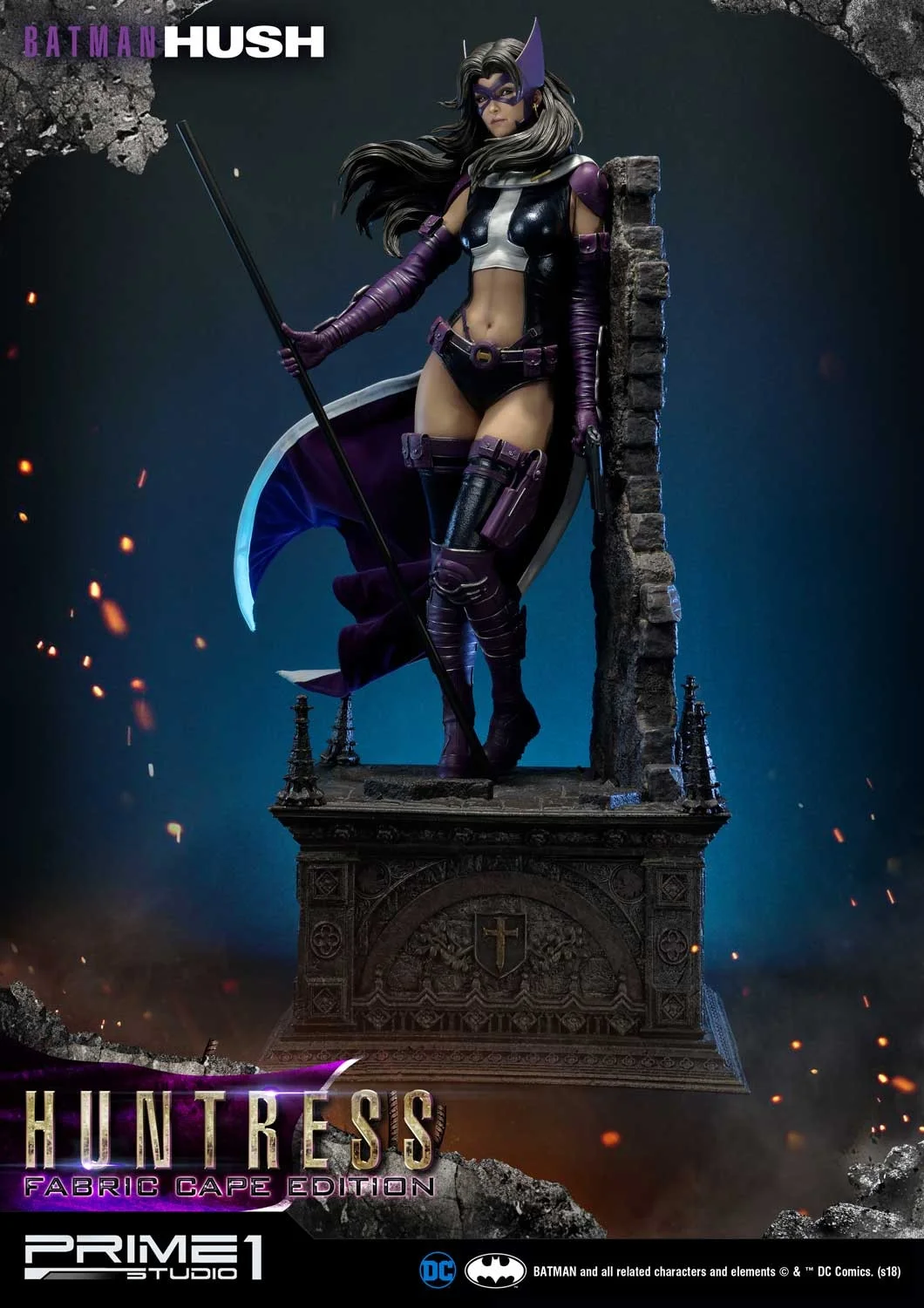 Batman: Hush (Comics) Huntress Fabric Cape Limited Edition 500 - Prime1Studios