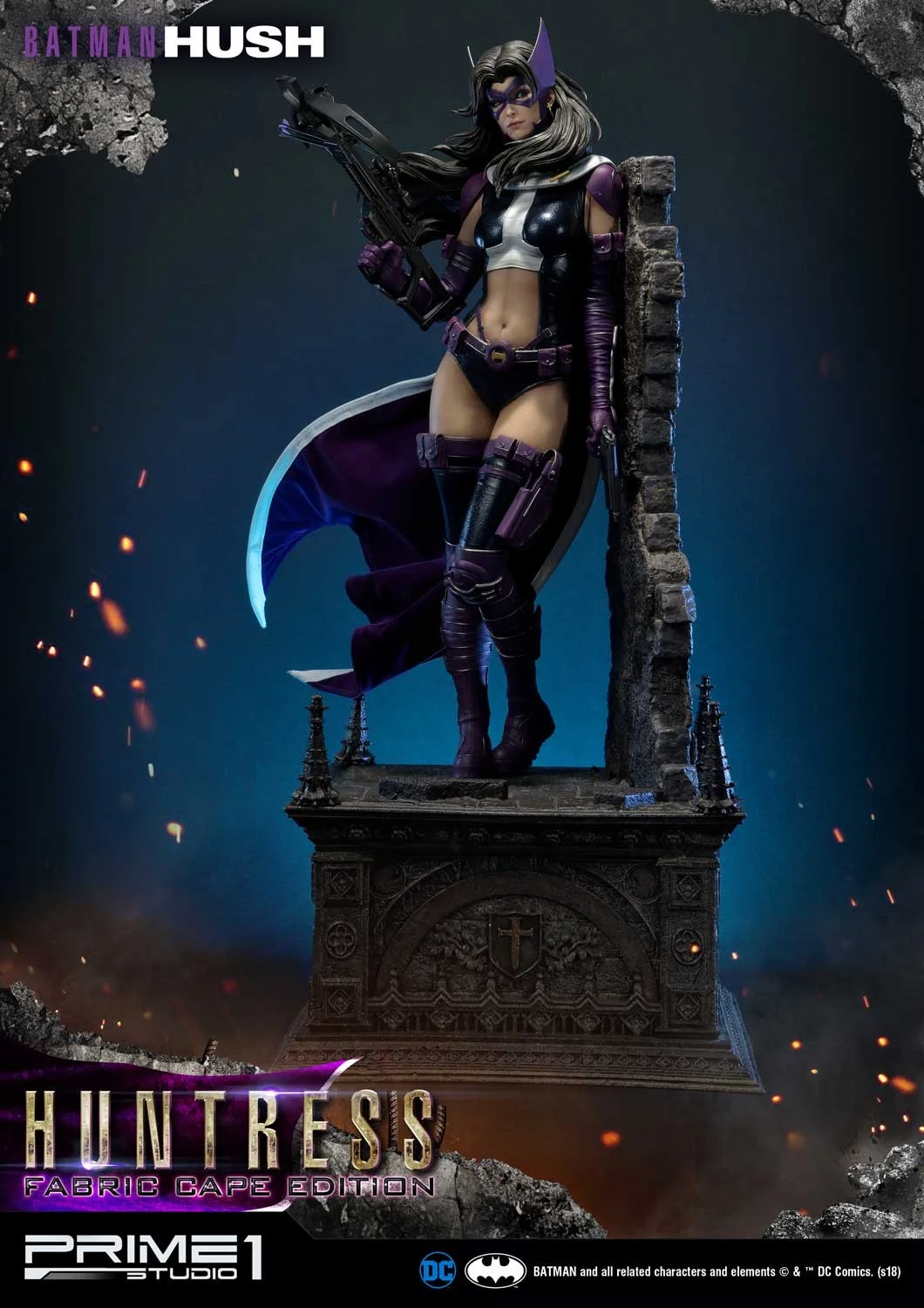 Batman: Hush (Comics) Huntress Fabric Cape Limited Edition 500 - Prime1Studios - Image 8