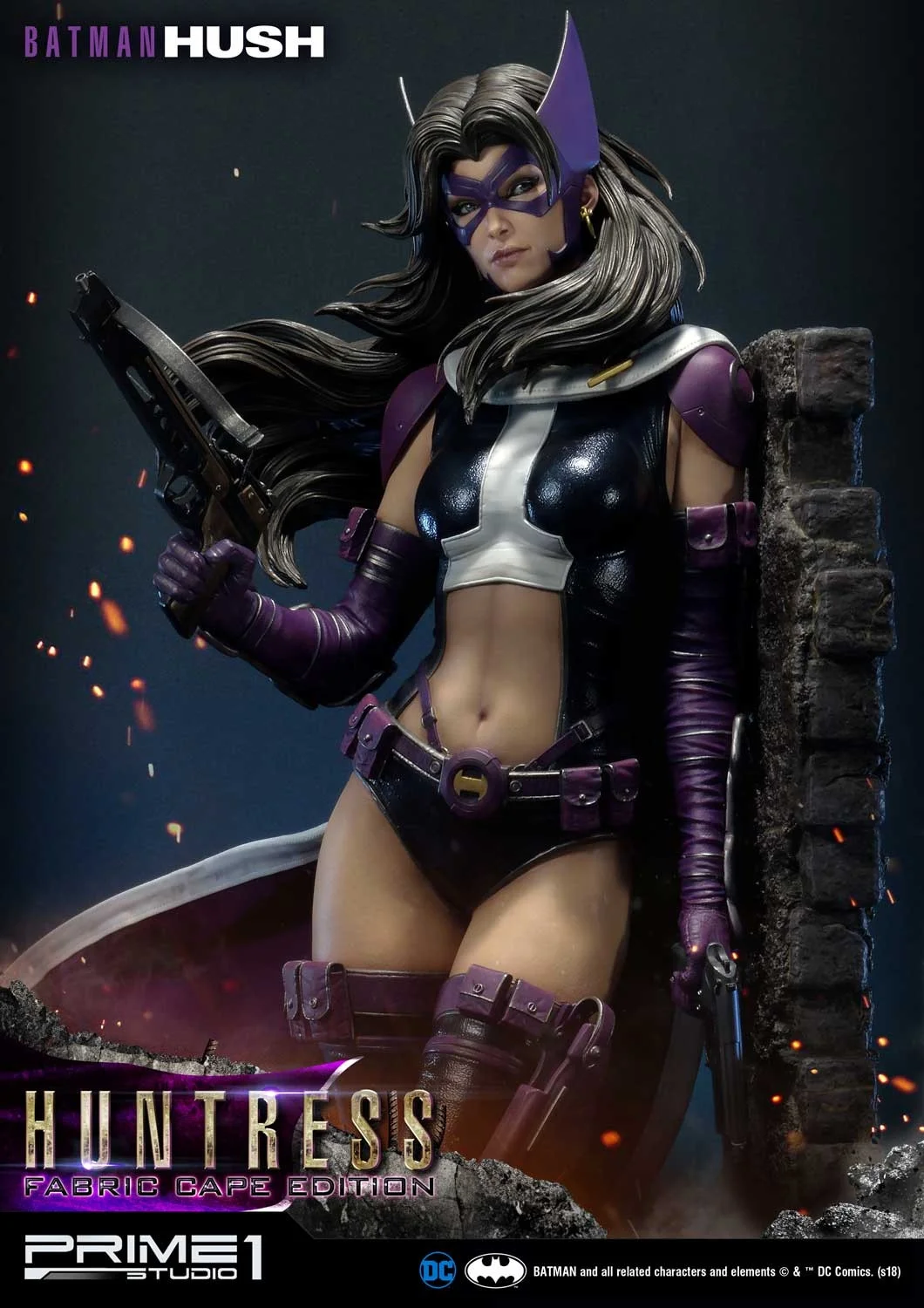 Batman: Hush (Comics) Huntress Fabric Cape Limited Edition 500 - Prime1Studios - Image 9
