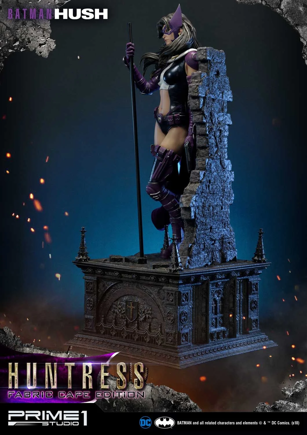 Batman: Hush (Comics) Huntress Fabric Cape Limited Edition 500 - Prime1Studios - Image 10