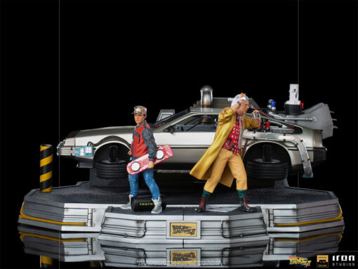 DeLorean Full Set Deluxe – Back to the Future Part II – Art Scale 1/10