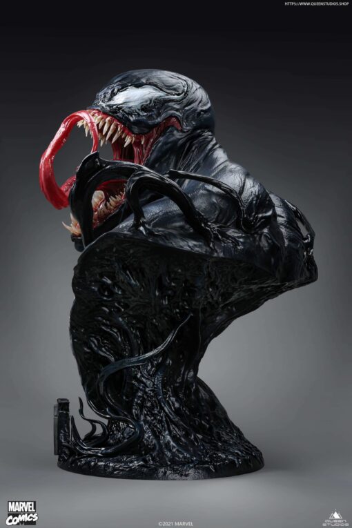 Venom Life-size Bust 1:1 By Queen Studios Collectibles - Image 11