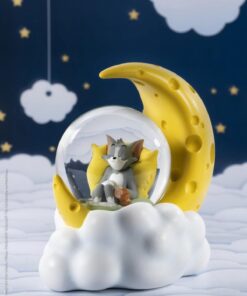 Soap Studio - Tom and Jerry Cheese Moon Snow Globe