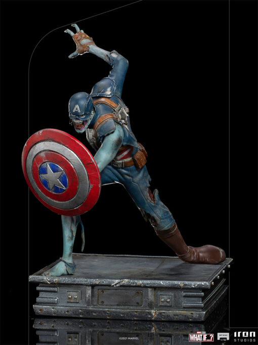 Zombie Captain America – What If…? – Art Scale 1/10 - Iron Studios - Image 4