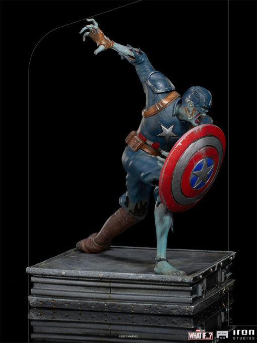 Zombie Captain America – What If…? – Art Scale 1/10 - Iron Studios - Image 8