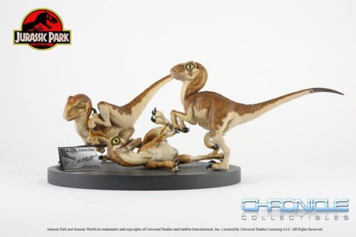 Crash McCreerys Baby Raptors Diorama by Chronicle Collectibles