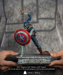 Zombie Captain America – What If…? – Art Scale 1/10 - Iron Studios - Image 10