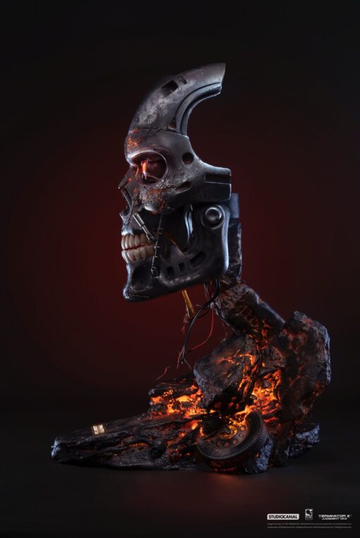 TERMINATOR 2 BATTLE DAMAGED T-800 ART MASK - EXCLUSIVE EDITION - Image 3