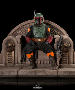 Boba Fett on Throne Deluxe 1:10 Scale Statue by Iron Studios