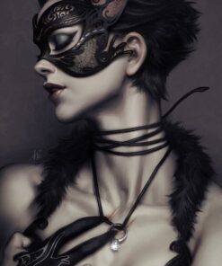 Catwoman #4 by Stanley "Artgerm" Lau - ART PRINT with frame