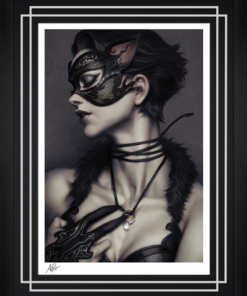 Catwoman #4 by Stanley "Artgerm" Lau - ART PRINT with frame - Image 5