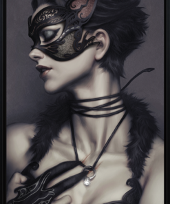 Catwoman #4 by Stanley "Artgerm" Lau - ART PRINT with frame - Image 3
