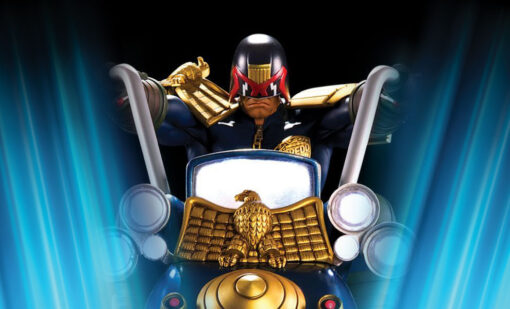 Judge Dredd on Lawmaster Diorama by PCS - Image 4
