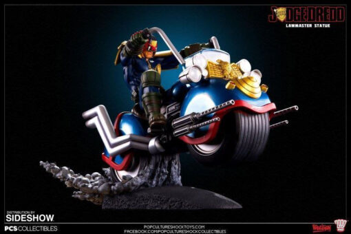 Judge Dredd on Lawmaster Diorama by PCS