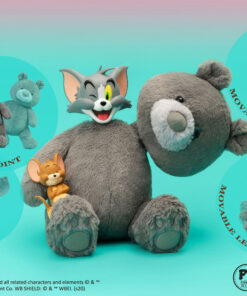 Alternative view of Tom and Jerry Plush Teddy Bear (Charcoal Gray) Collectible Figure by Soap Studio