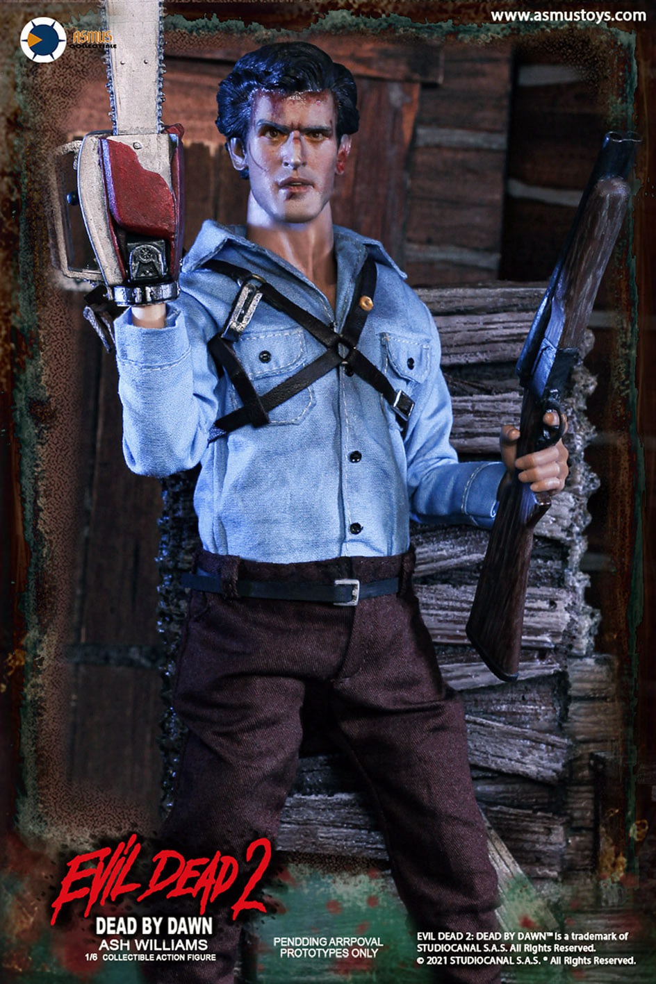 ASMUS TOYS EVIL DEAD II SERIES: ASH WILLIAMS - STANDARD EDITION