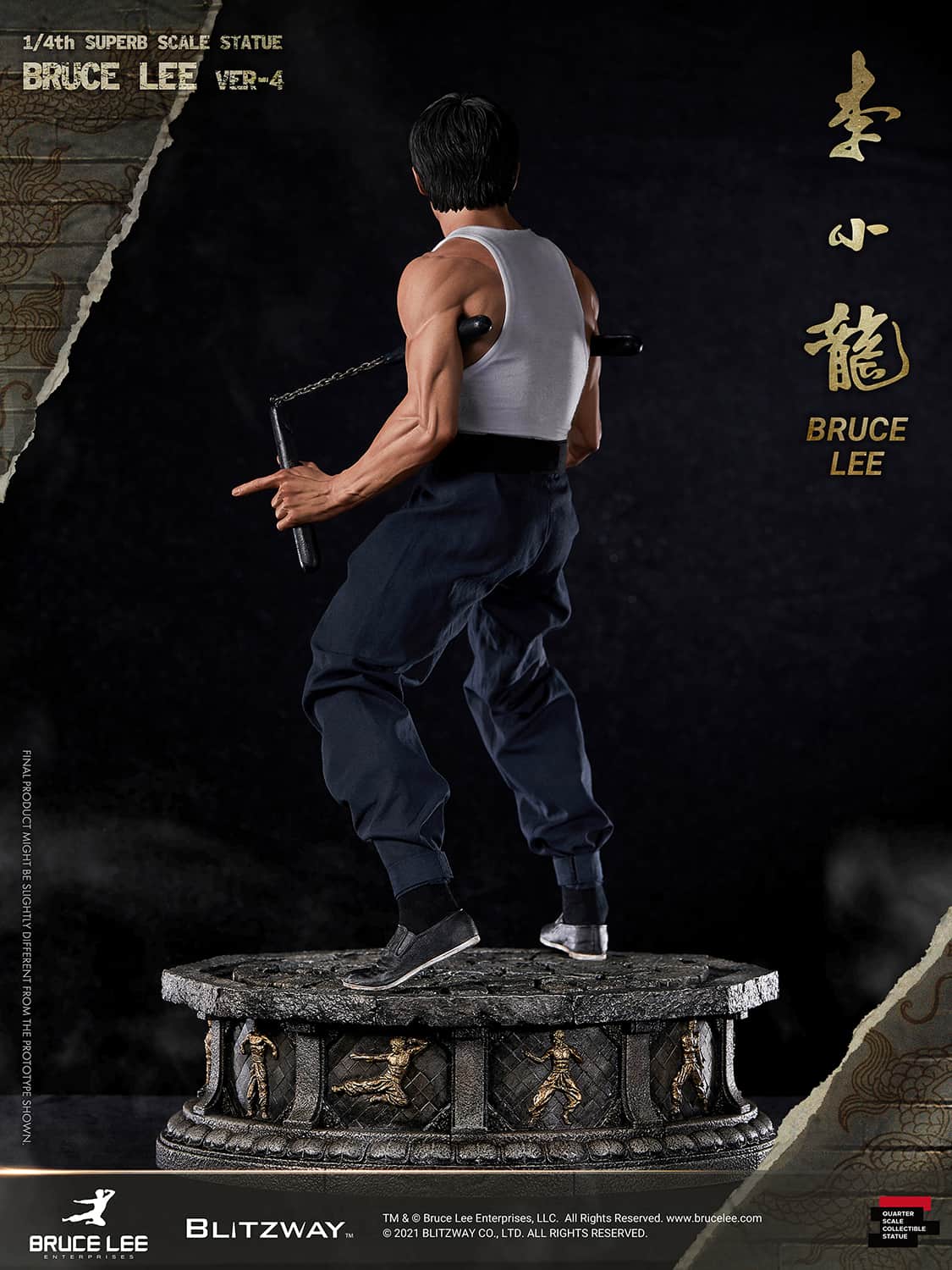 Bruce Lee: Tribute Statue ver. 4 (1/4th Scale Hybrid Type Statue) - Image 13