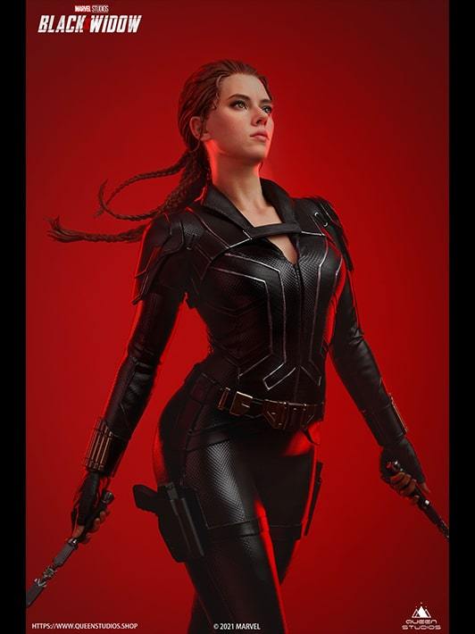 Black Widow 1/4 Statue By Queen Studios - Image 19