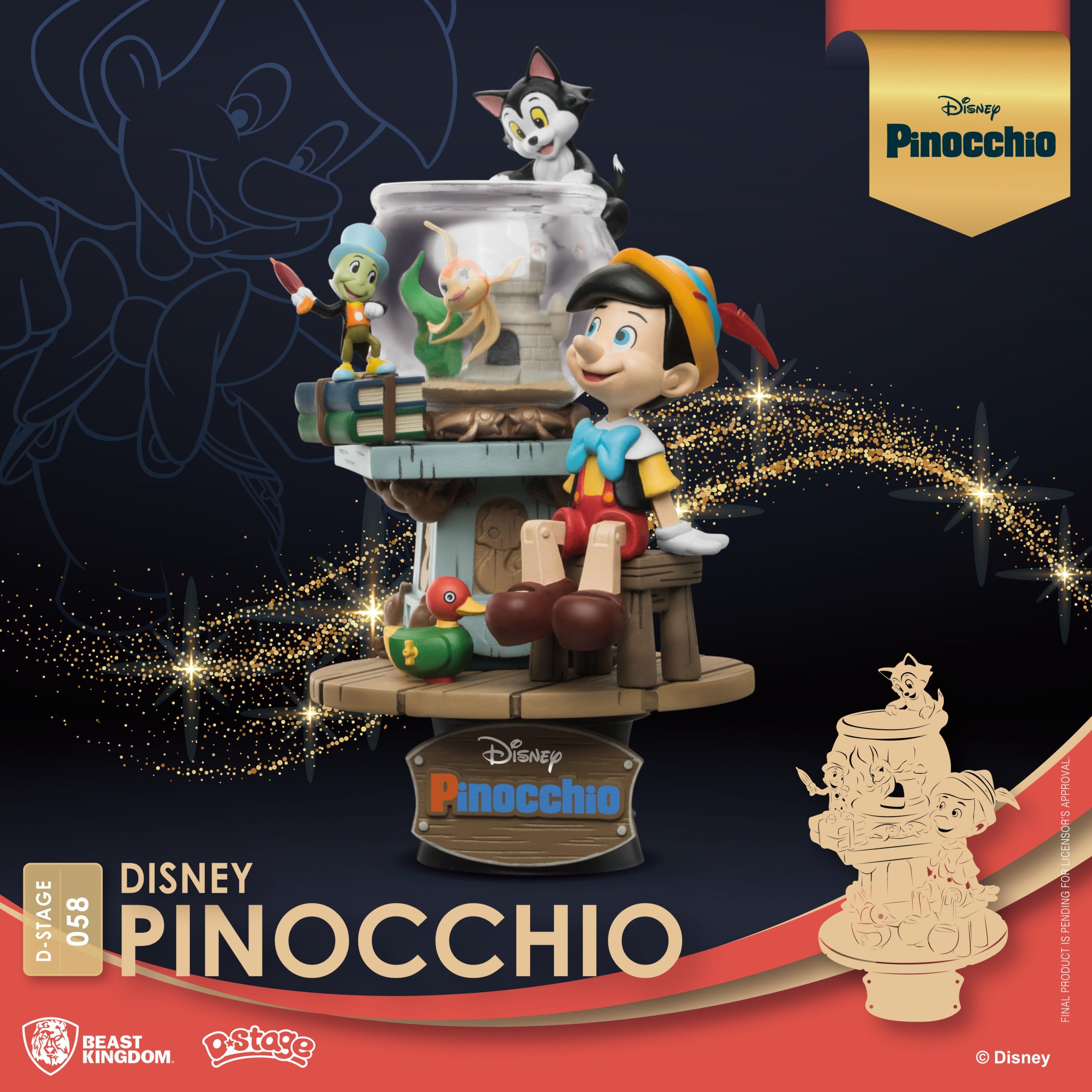 DS-058 Beast Kingdom -Pinocchio - Image 2
