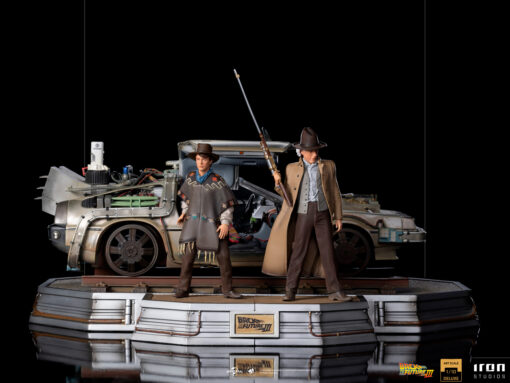 DELOREAN III FULL SET ART SCALE 1/10 - Back to the Future - Image 3