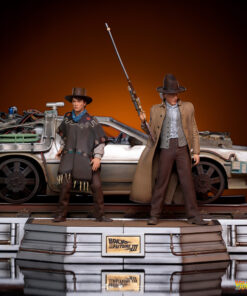 DELOREAN III FULL SET ART SCALE 1/10 - Back to the Future - Image 6