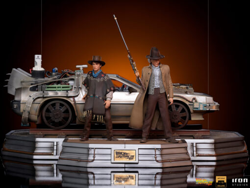 DELOREAN III FULL SET ART SCALE 1/10 - Back to the Future - Image 6