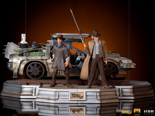 DELOREAN III FULL SET ART SCALE 1/10 - Back to the Future