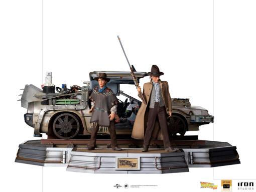 DELOREAN III FULL SET ART SCALE 1/10 - Back to the Future - Image 8