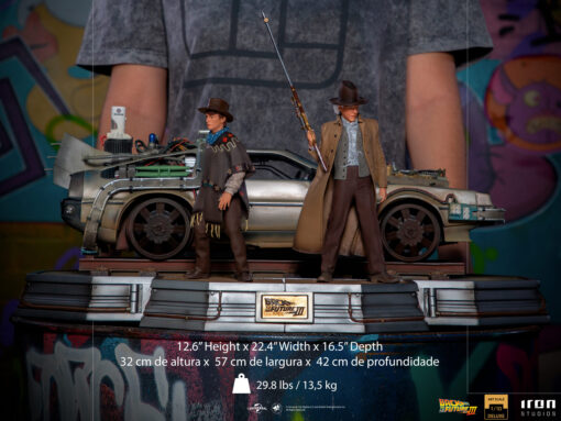 DELOREAN III FULL SET ART SCALE 1/10 - Back to the Future - Image 2