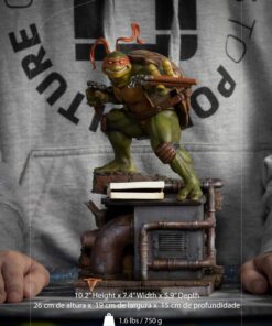 Alternative view of Statue Michelangelo – TMNT – BDS Art Scale 1/10