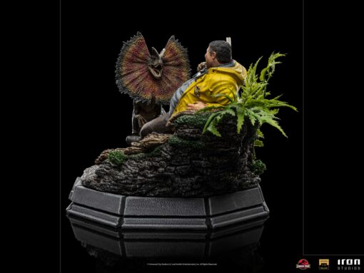 Statue Dennis Nedry – Jurassic Park – Art Scale 1/10 – Iron Studios - Image 7