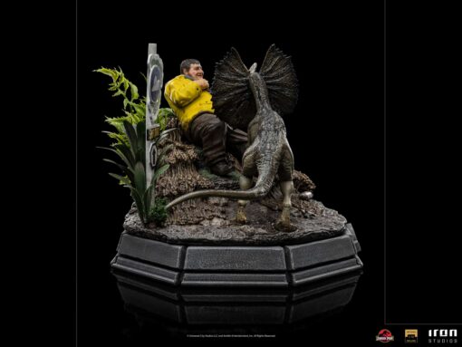 Statue Dennis Nedry – Jurassic Park – Art Scale 1/10 – Iron Studios - Image 9