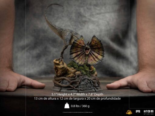 Statue Dilophosaurus – Jurassic Park – Art Scale 1/10 – Iron Studios - Image 2